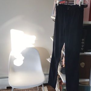 J crew Blue suede leggings NWOT size 2 w/ stretch